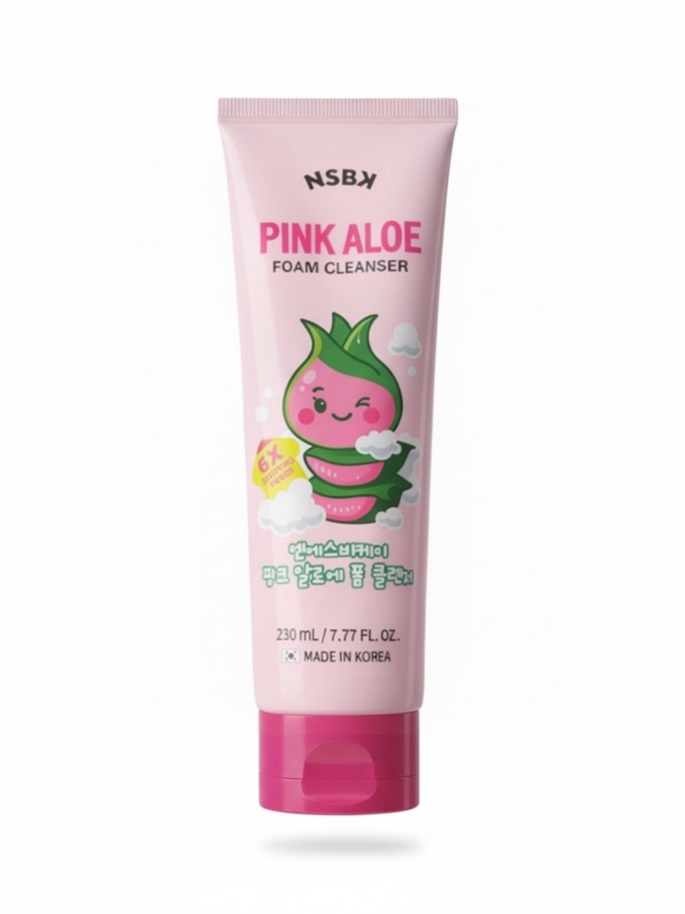 NSBY Pink Aloe Foam Cleanser- 230 ml/ 7.77 fl oz- NWT